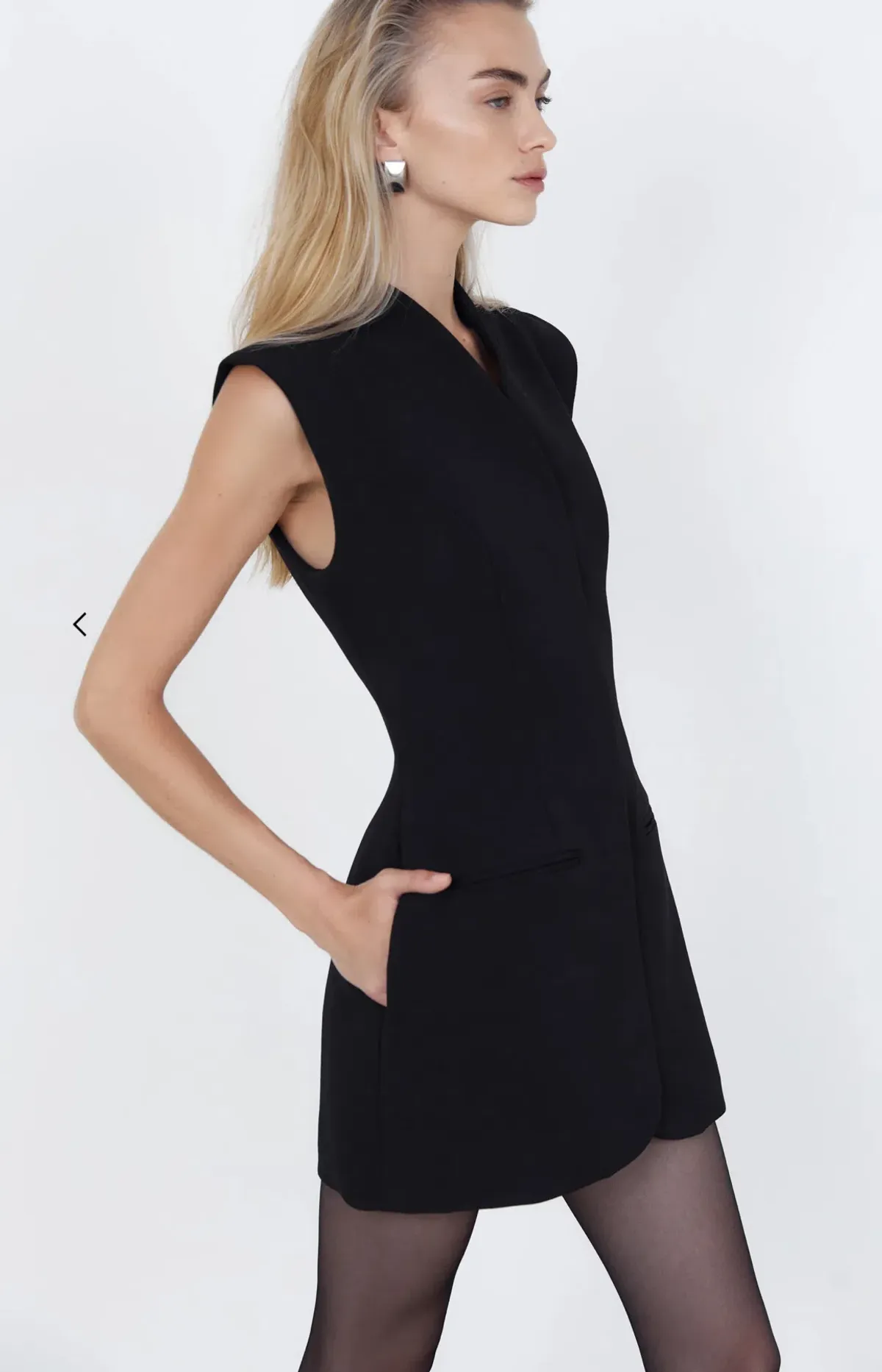 The Cross Mini Dress Black Size 16 - Image 3