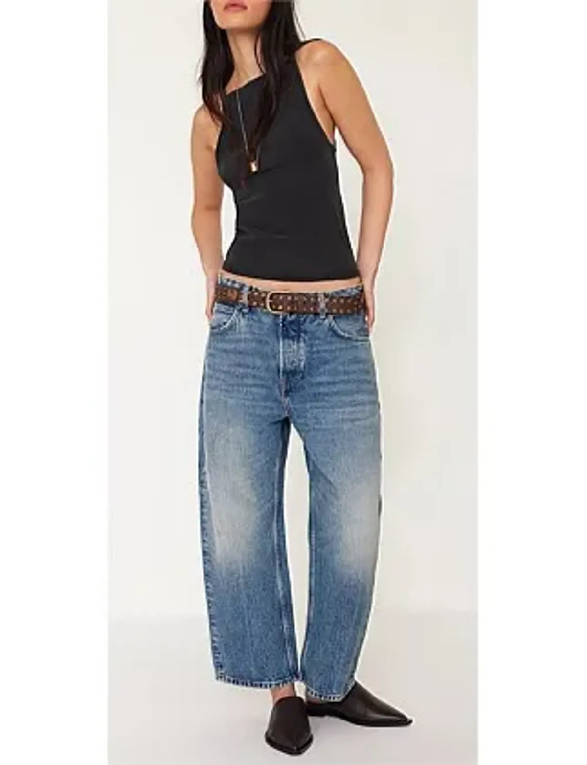 Free People Deep Trance Dropped Boyfriend Jean Size 10 for rent on The Volte - main image
