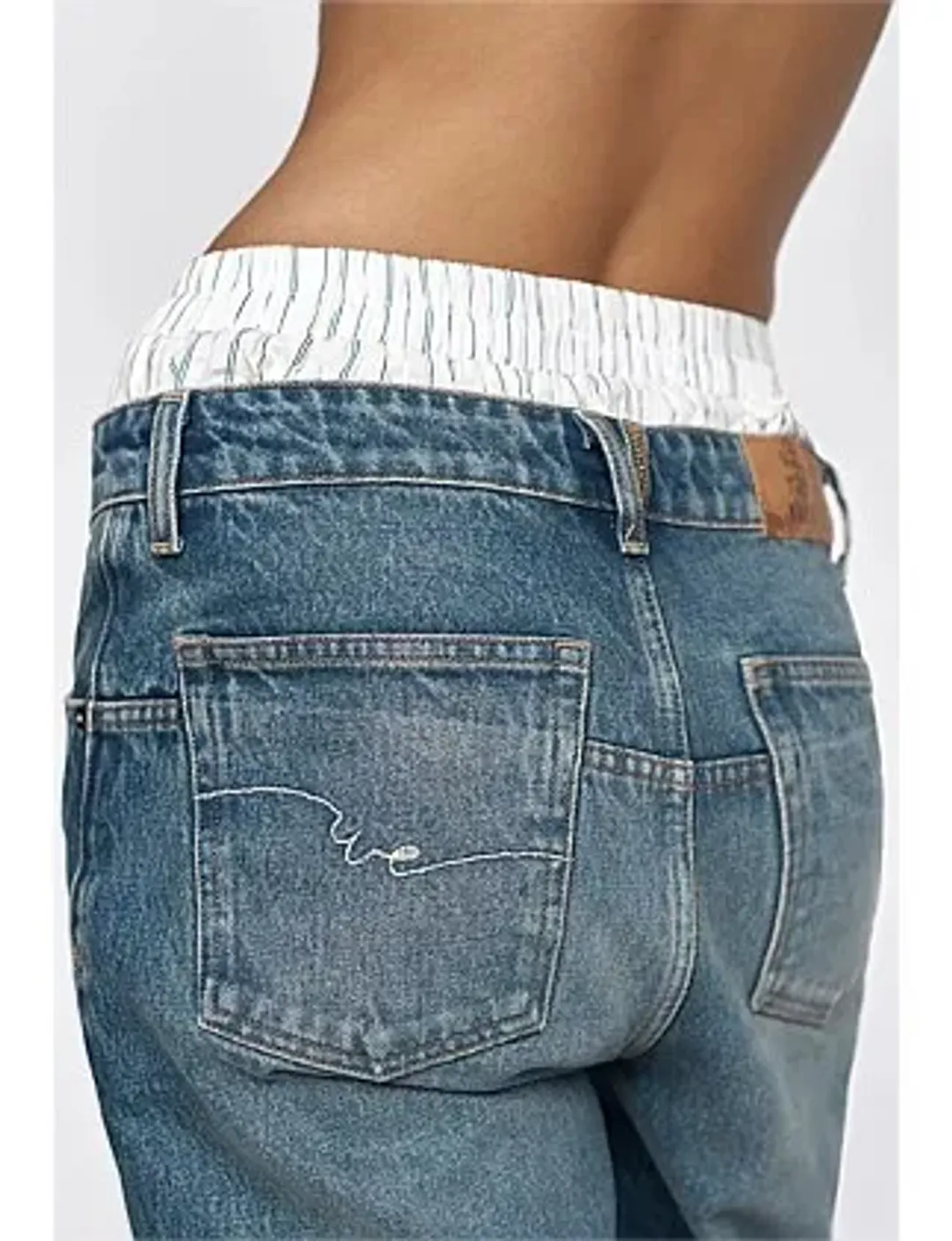 Free People Deep Trance Dropped Boyfriend Jean Size 10 for rent on The Volte - main image