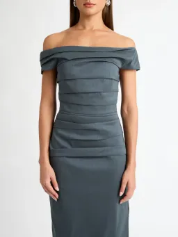 Sheike Elissa Gown Grey Size 18 for rent on The Volte - image 2