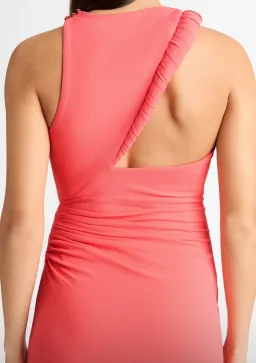 Sheike Portland Midi Dress Peach Size 18 for rent on The Volte - image 2