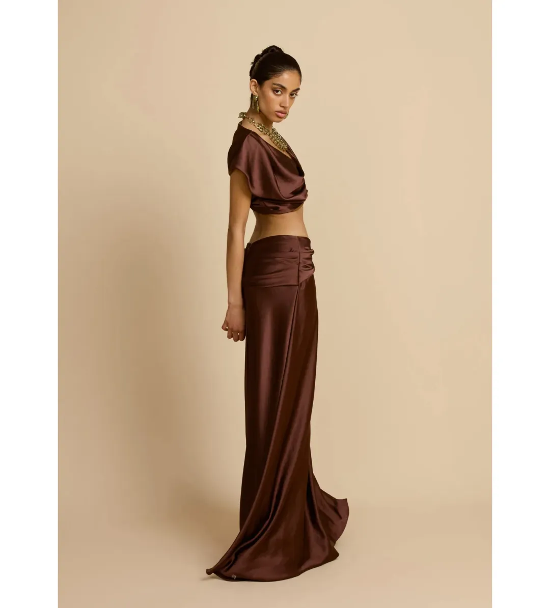 Arcina Ori Andi Set in Cacao Size S / AU 8 for rent on The Volte - main image
