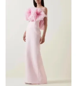 Rachel Gilbert Angelo Maxi Gown in Pink Size 3/AU12 for rent on The Volte - image 2
