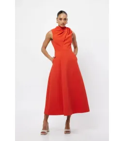 Mossman Cosmic Maxi Dress in Chilli Size AU 14 for rent on The Volte - image 1