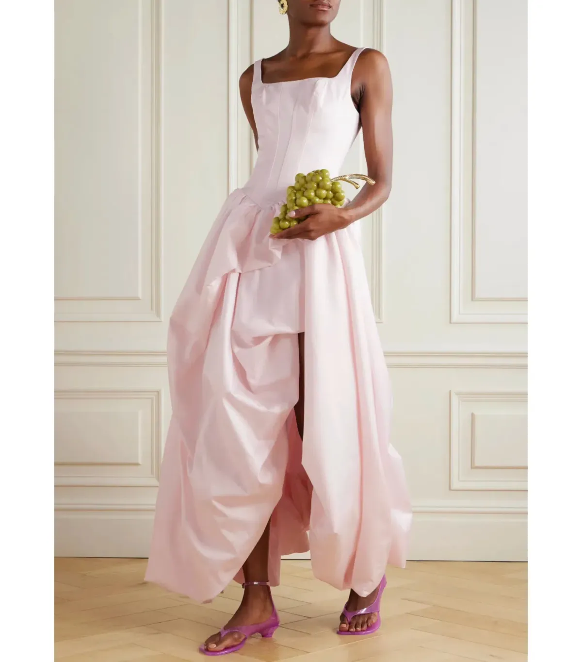 Aje Alani Maxi Gown in Pastel Pink Size AU 6 - Image 1