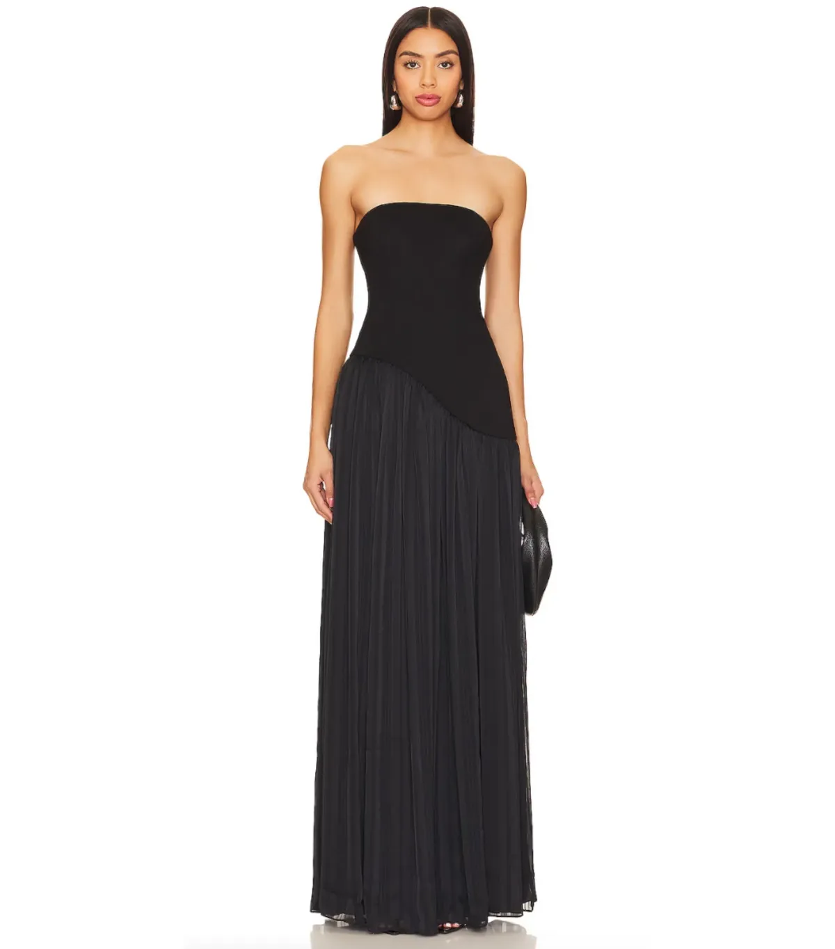 Lovers + Friends Alice Maxi Gown Black Size AU 10 - Image 1