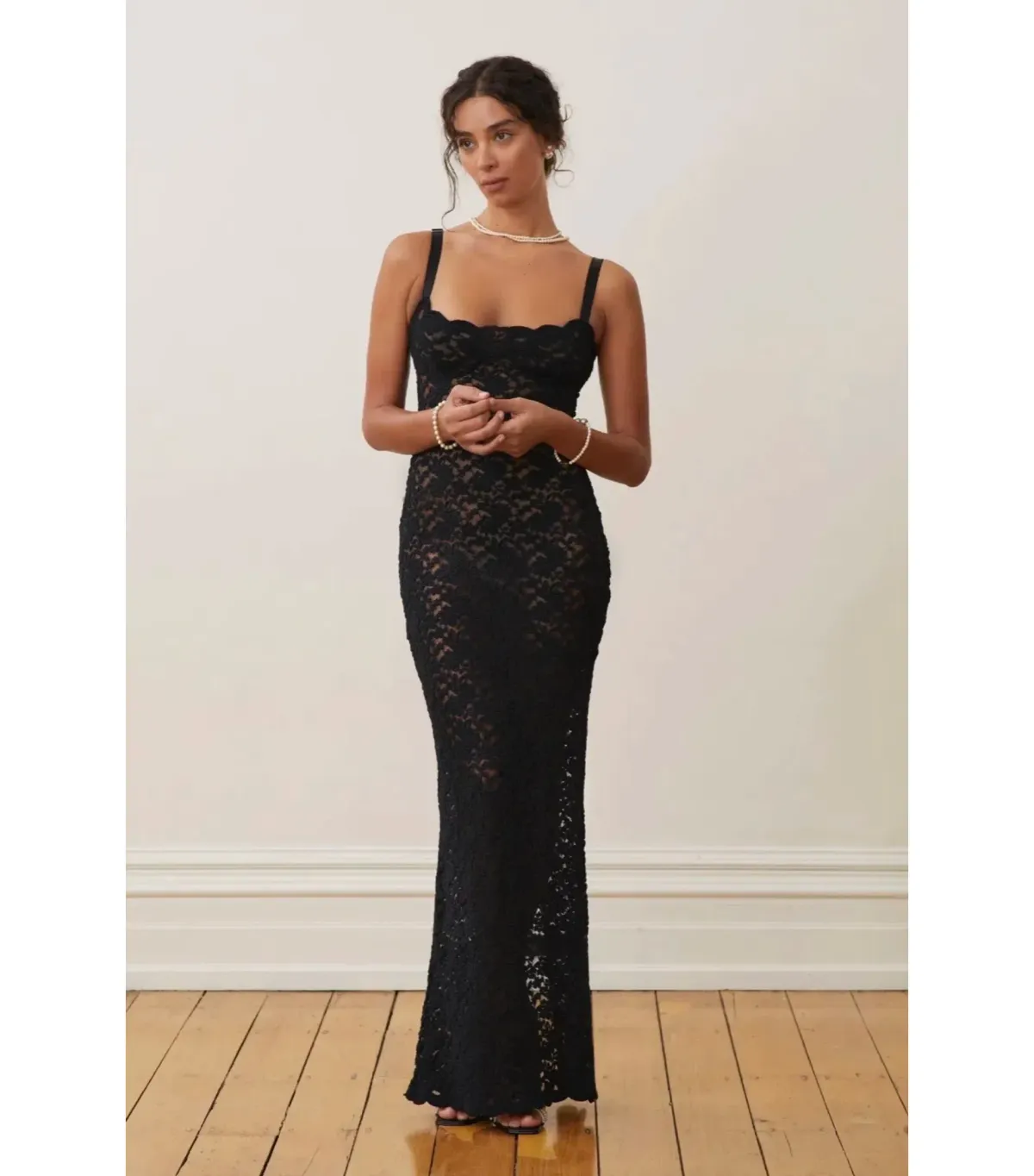 Arcinaori Margot Maxi Dress Black Size Small / AU 8 - Image 3