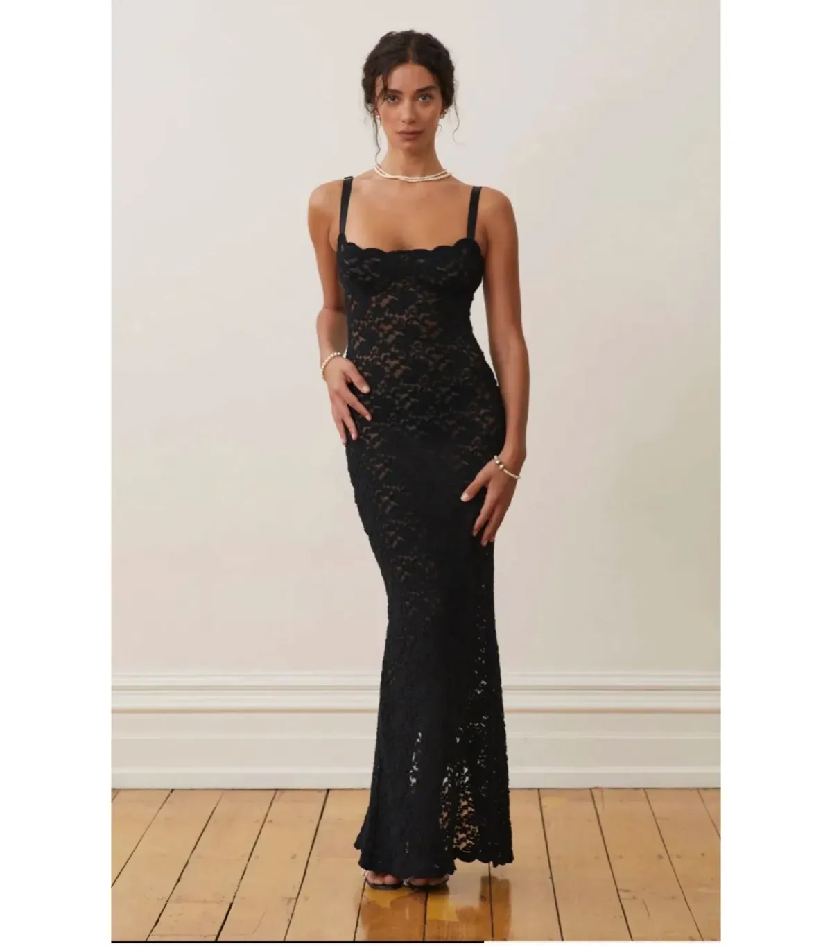 Arcinaori Margot Maxi Dress Black Size Small / AU 8 - Image 2