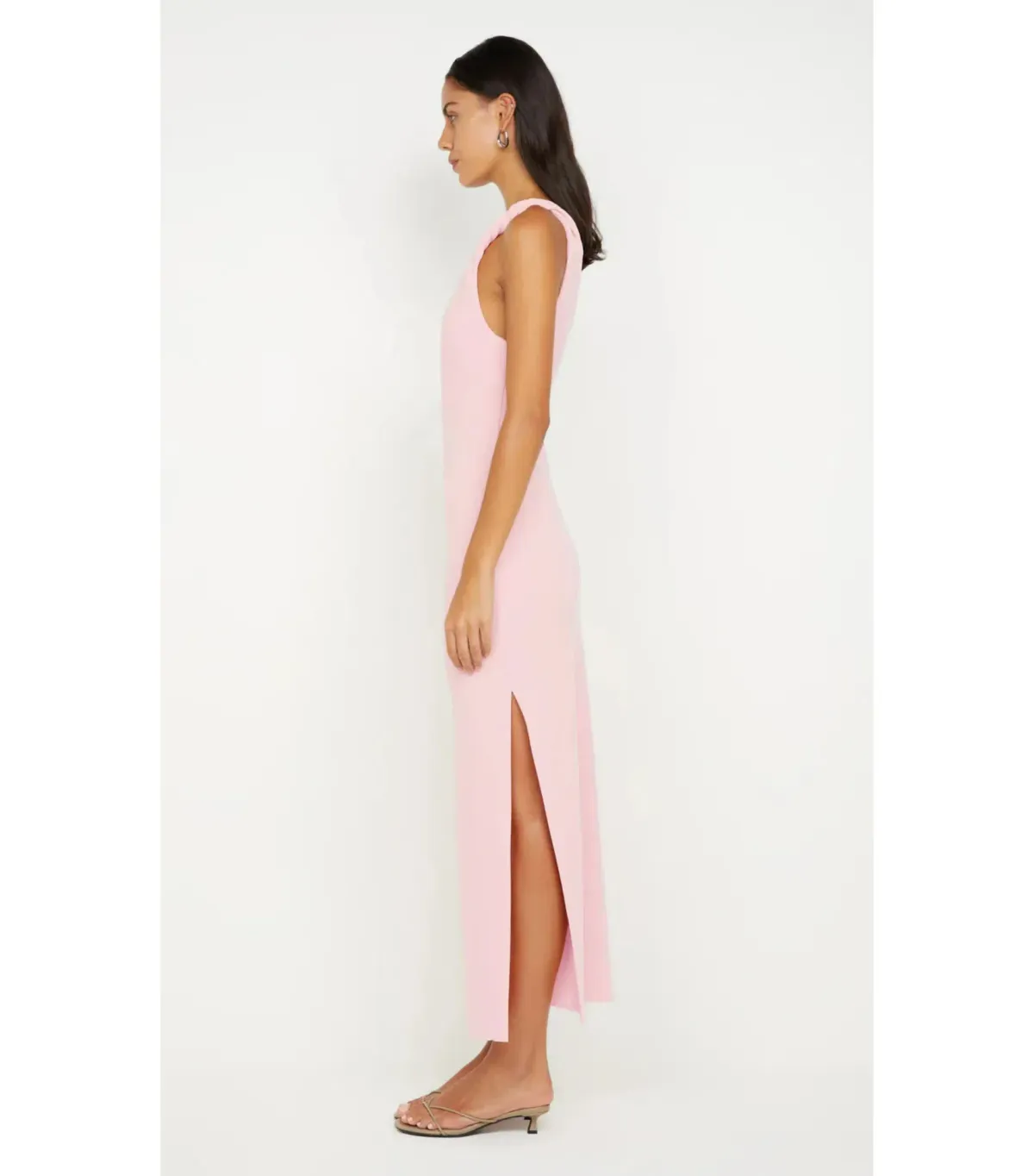 Bec & Bridge Ariven Asym Midi Dress Pink Size AU 16 - Image 2