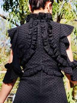 Mossman She Spotted Me Dress Black Size 8 for rent on The Volte - image 4