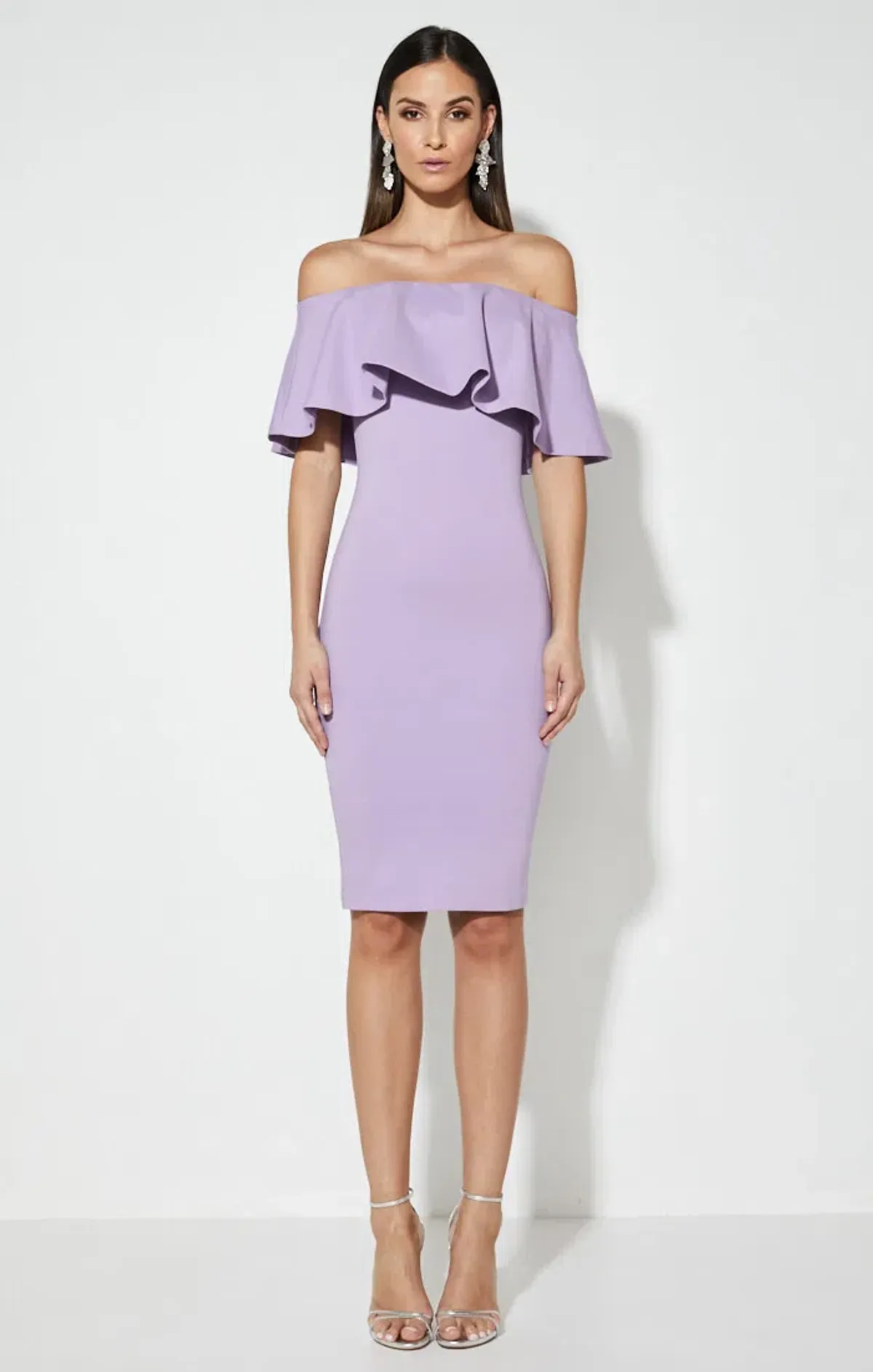 Mossman Kiss and Tell Dress Lilac Size 6 for rent on The Volte - main image