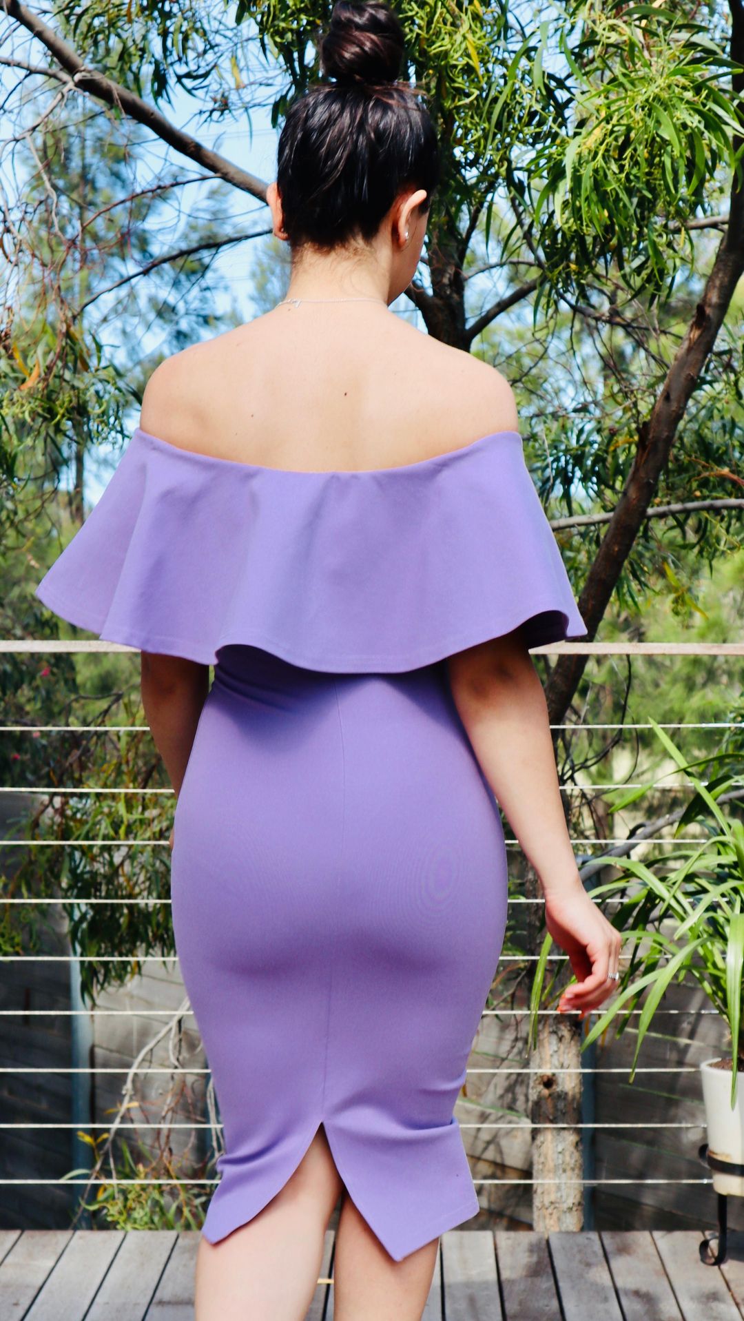 Mossman Kiss and Tell Dress Lilac Size 6 for rent on The Volte - main image