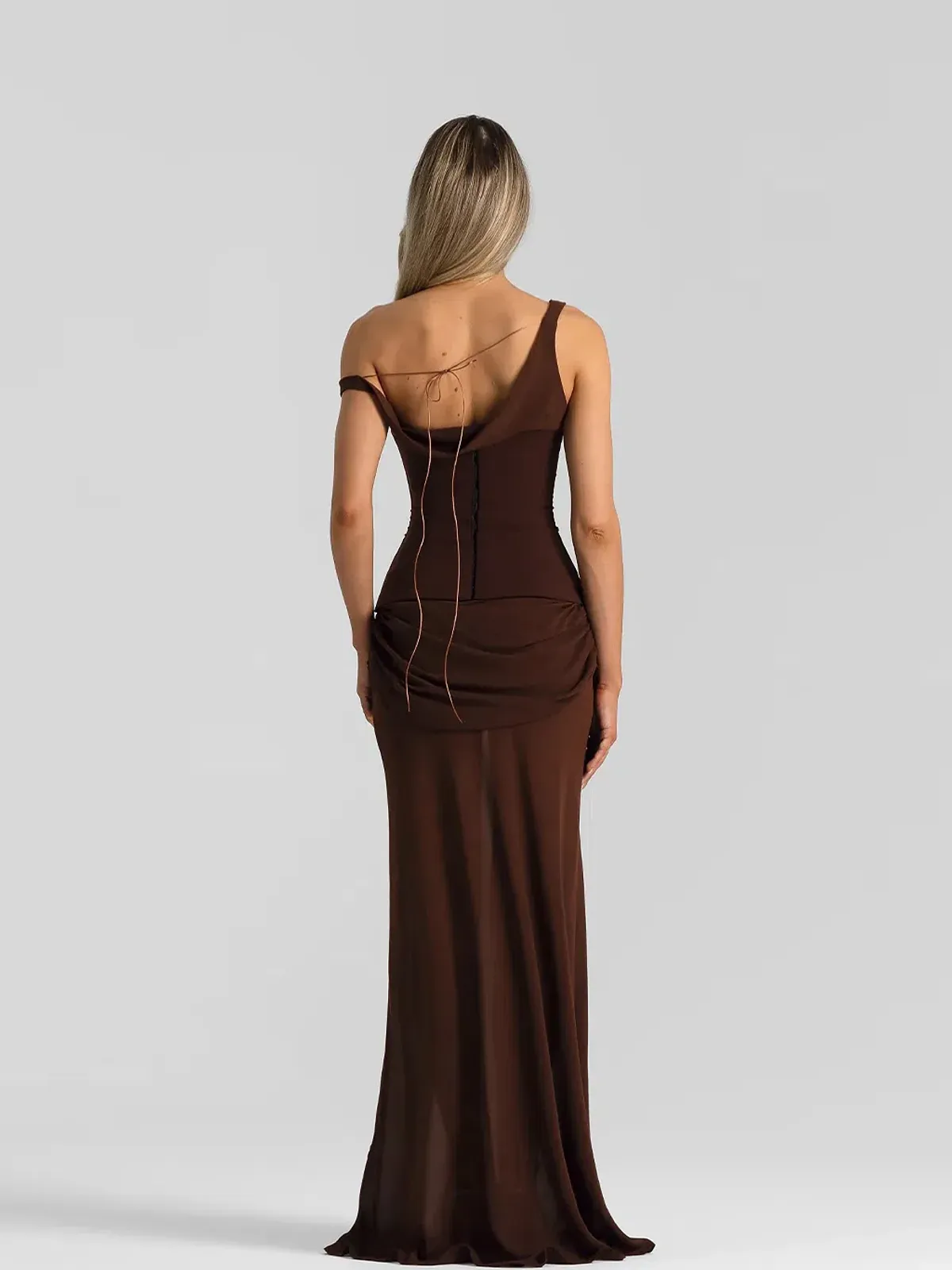 Natalie Rolt Cadence Gown Espresso Size 2 / AU 10 - Image 7