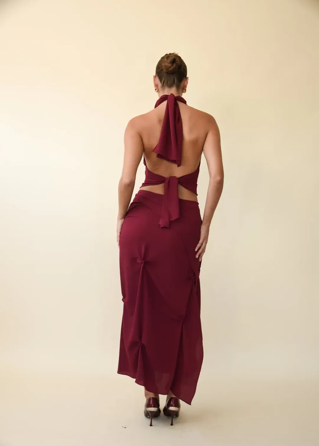 Koster Kulure Marbella Set Wine Size S/Au 8 for rent on The Volte - main image
