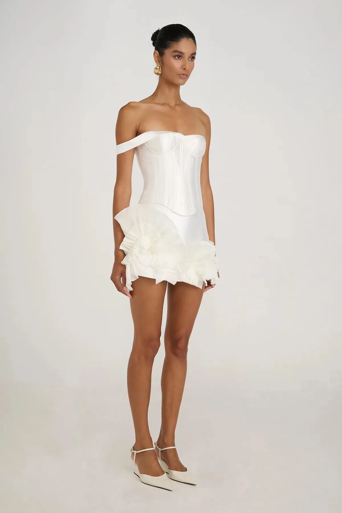 Eliya the Label Jenaya Top & Kerrie Skirt Set White Size 8 - Image 3
