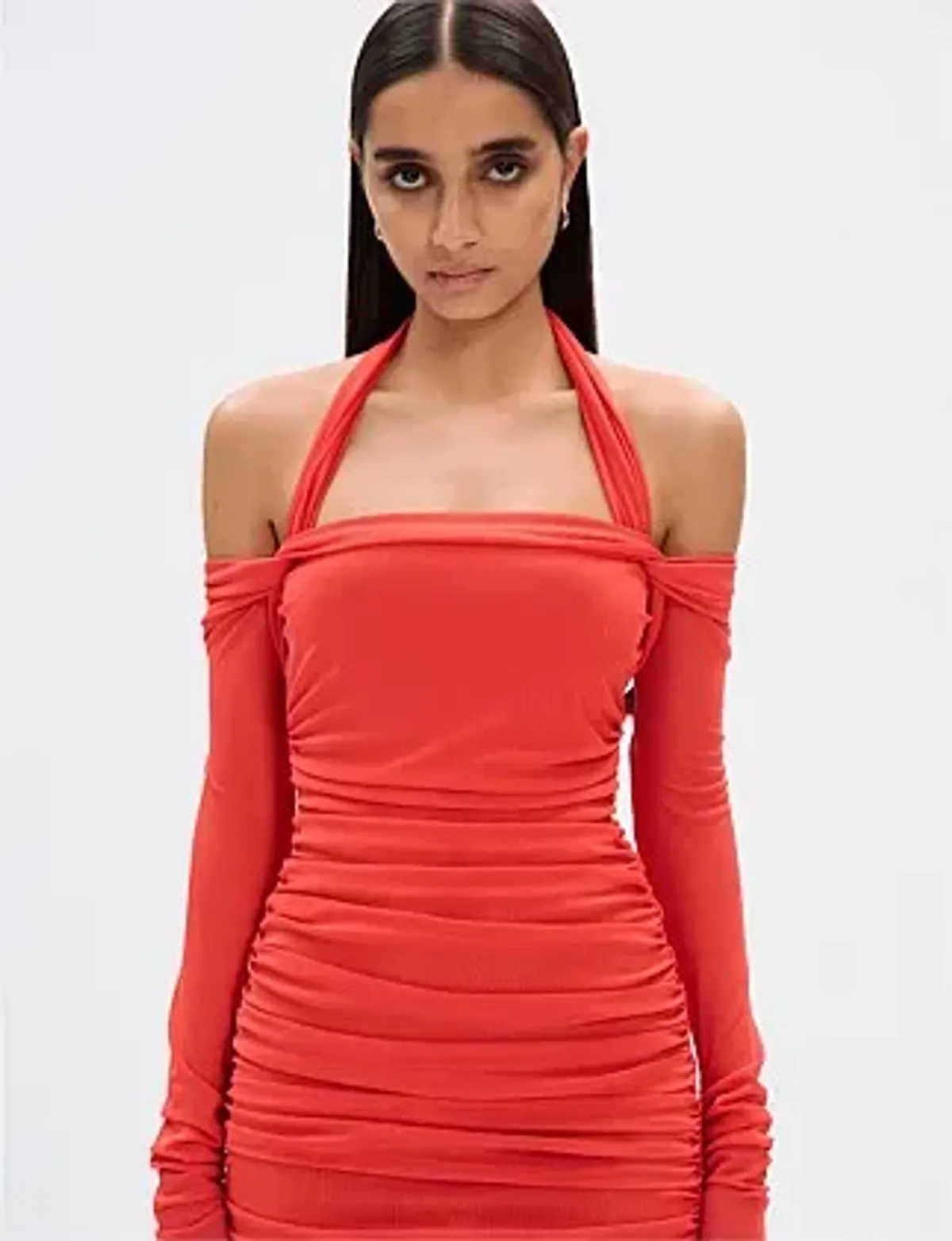 Misha The Sonnet Mini Dress In Grenadine Size 10 - Image 2