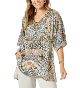 Hammock and Vine Emerson Top Animal Print Size AU 8 for rent on The Volte - image 1