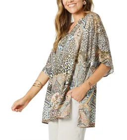 Hammock and Vine Emerson Top Animal Print Size AU 8 for rent on The Volte - image 3