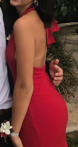 Red Zachary The Label Gown Size 8-10 for rent on The Volte - image 2