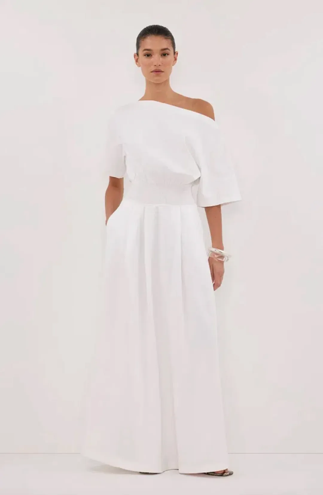 Esme White Dress for rent on The Volte - main image
