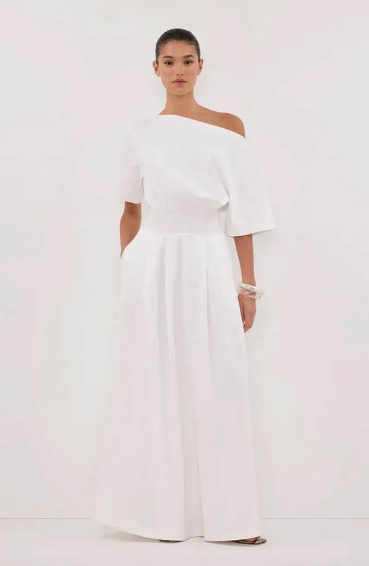 Esme White Dress for rent on The Volte - main image