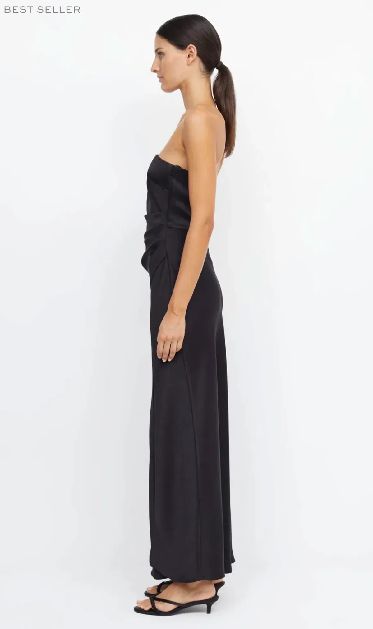 Bec and Bridge The Dreamer Strapless Maxi Dress in Black Size AU10 - Image 4