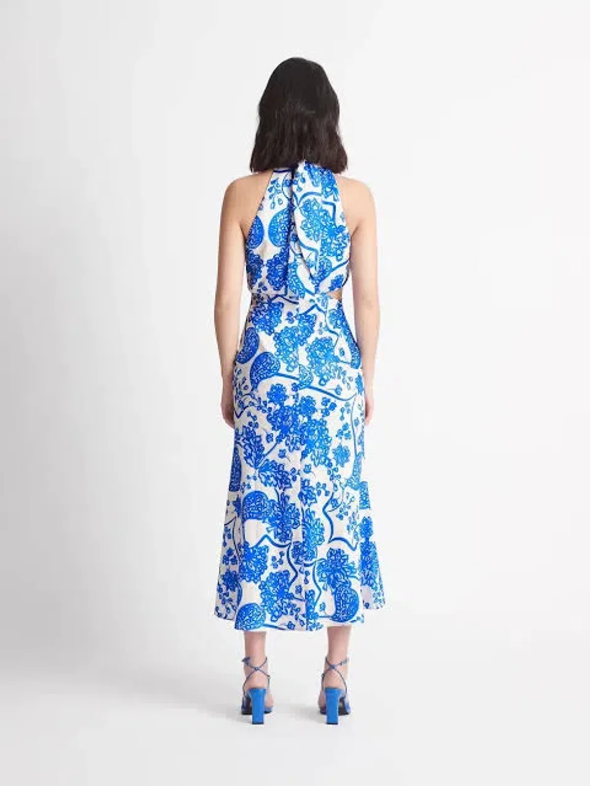 Sheike Cote Dazure Olivia Maxi Dress in Floral Print Size AU10 - Image 4