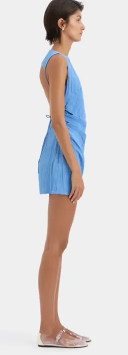 Sir the Label Ligera Mini Dress in Blue Size 1/AU8 for rent on The Volte - image 2