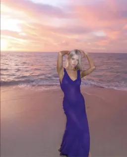 Rat & Boa Absinthe Maxi Dress in Purple Size AU8 for rent on The Volte - image 5