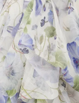 Zimmermann Natura Draped Mini Blue Floral Size 0 / AU 8 for rent on The Volte - image 7