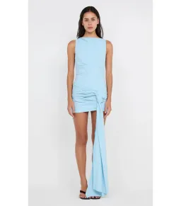 Bec & Bridge Domenic Asym Mini Dress Sky Blue Size AU 12 for rent on The Volte - image 2