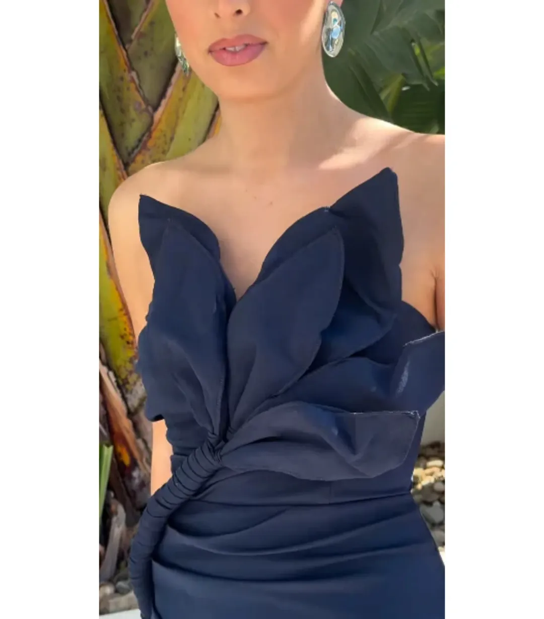 Tojha Zimran Maxi Dress in Navy Size AU 12 for rent on The Volte - main image