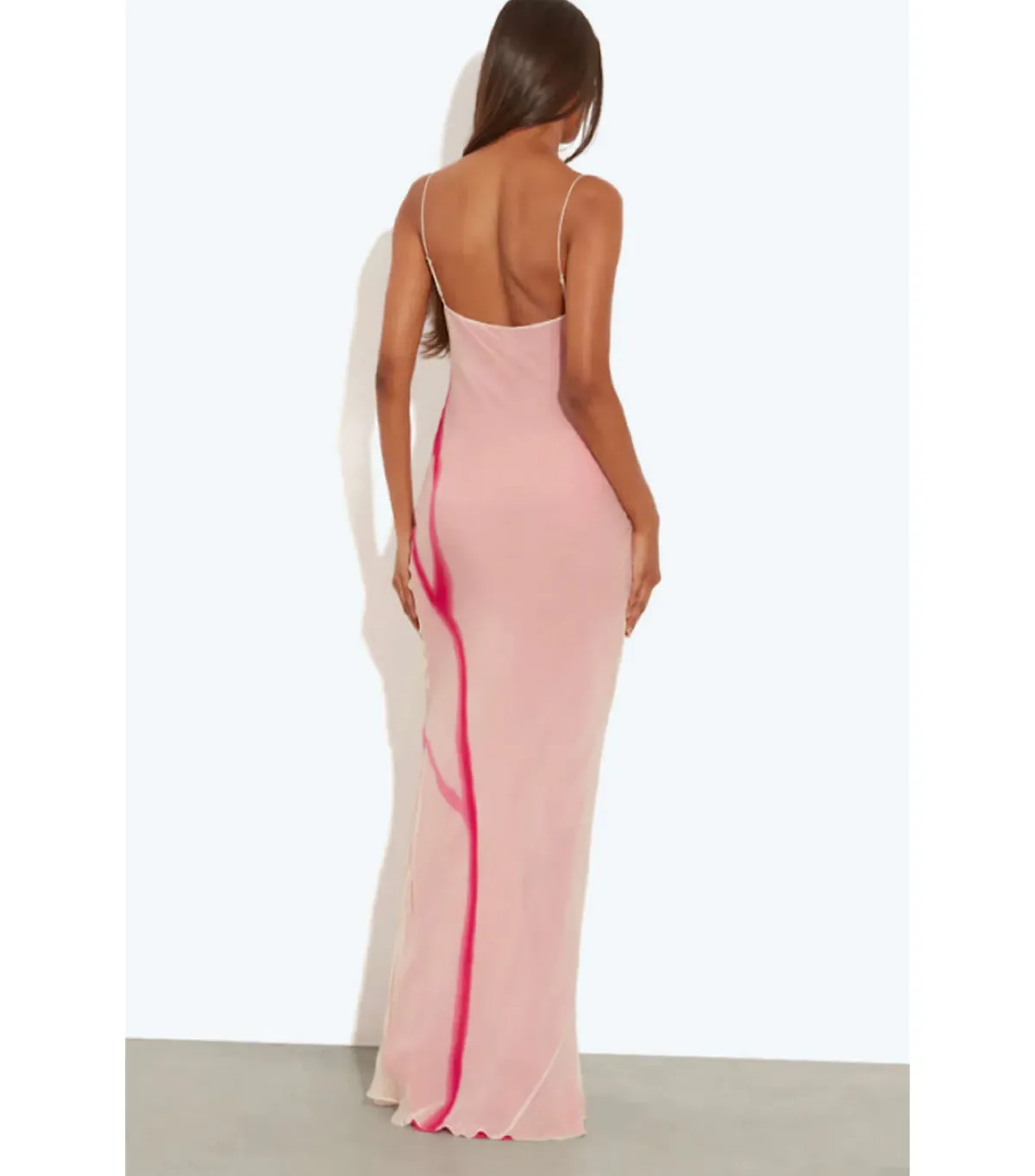 Rat & Boa Corali Maxi Dress Pink Floral Size AU 10 - Image 3
