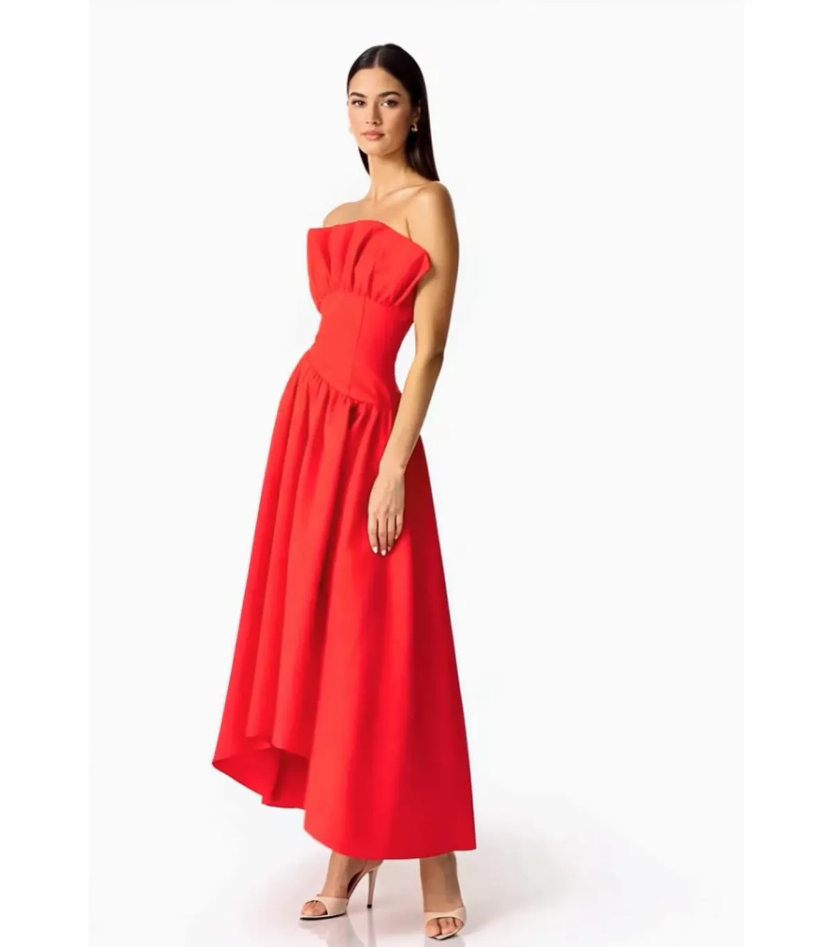 Elliatt Laurel Sleeveless Maxi Dress in Red Size AU 8 - Image 3