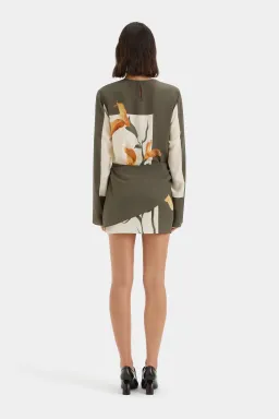 Sir The Label Constance Twist Mini Dress Green Size 10 for rent on The Volte - image 4