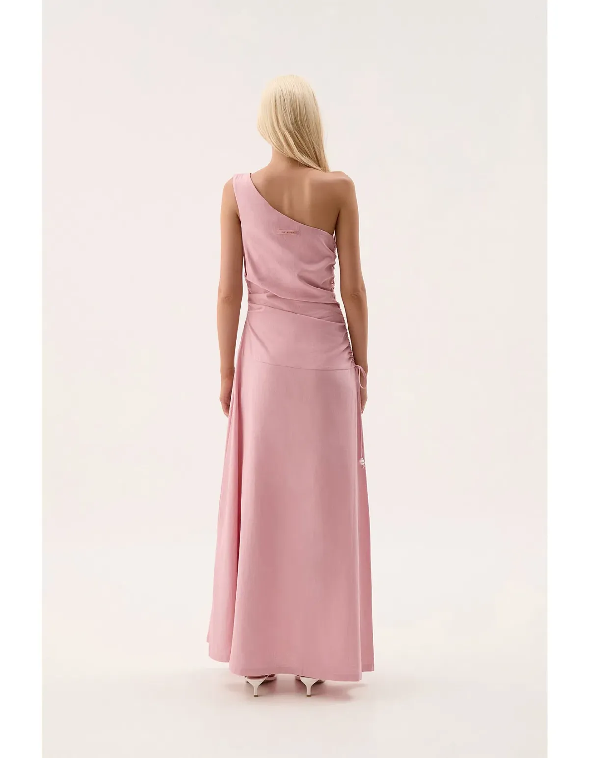 Aje Daze One Shoulder Maxi Dress in Dusty Pink Size 6 - Image 3