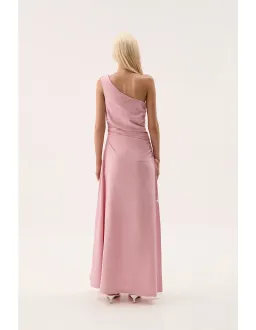 Aje Daze One Shoulder Maxi Dress in Dusty Pink Size 6 for rent on The Volte - image 3