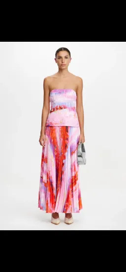 Acler Rockland Midi Dress Multi Size 10 for rent on The Volte - image 1