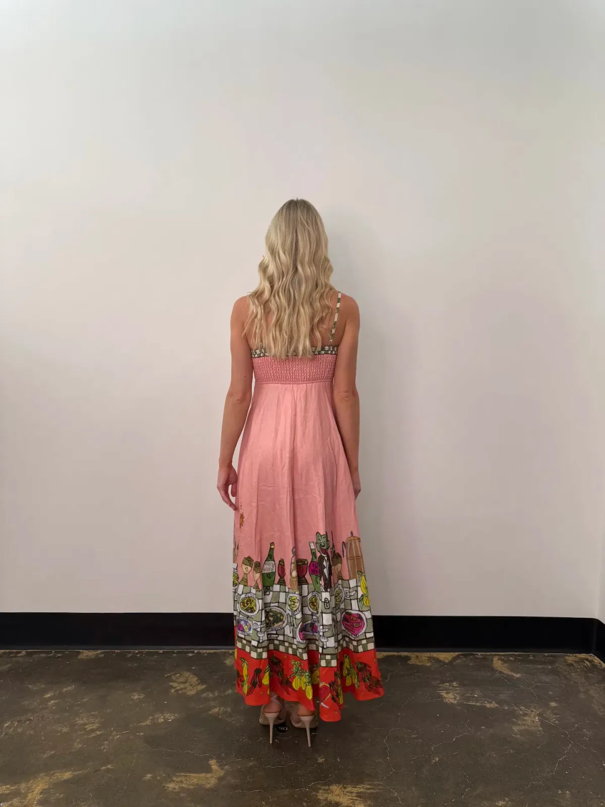 Alemais Contessa Midi Sundress Pink Size 6 - Image 5