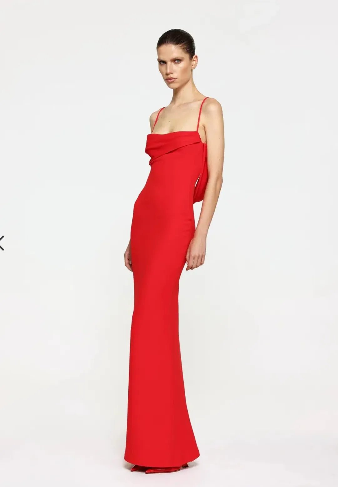 Effie Kats Havilland Gown Cherry Red Size XS/Au 6 for rent on The Volte - main image