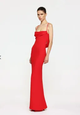 Effie Kats Havilland Gown Cherry Red Size XS/Au 6 for rent on The Volte - image 1