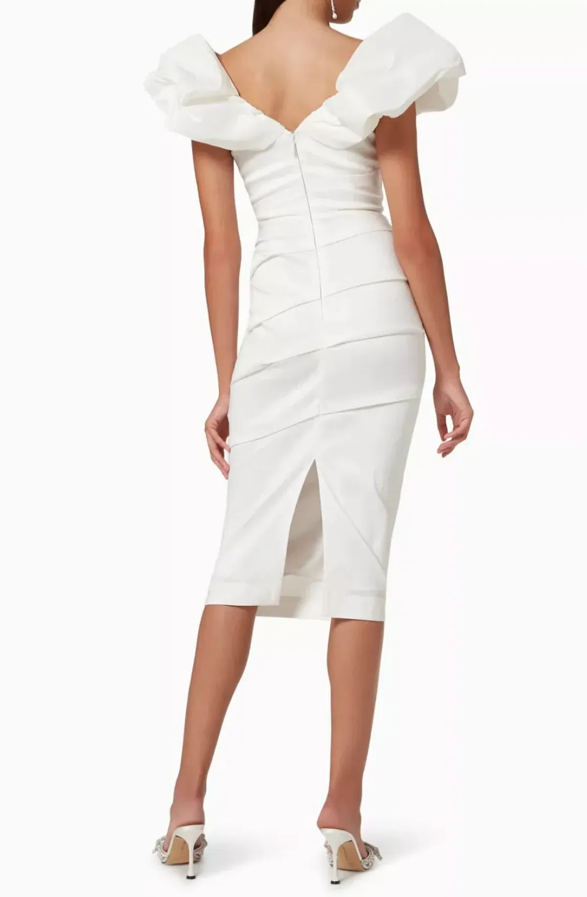 Rachel Gilbert Frey Dress White Size 0/AU6 - Image 4