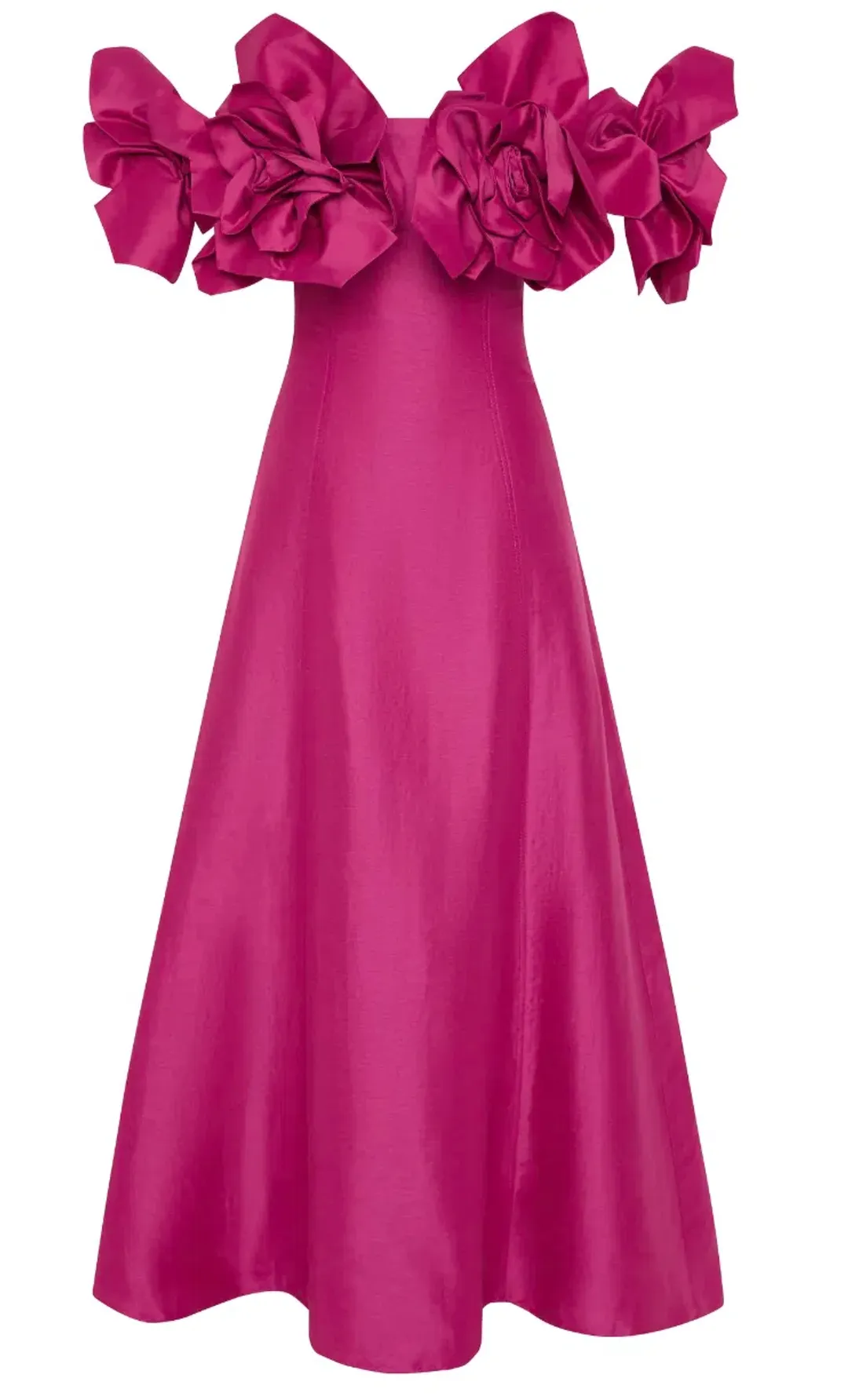 Aje Etta Gown Magenta Size 12 for rent on The Volte - main image
