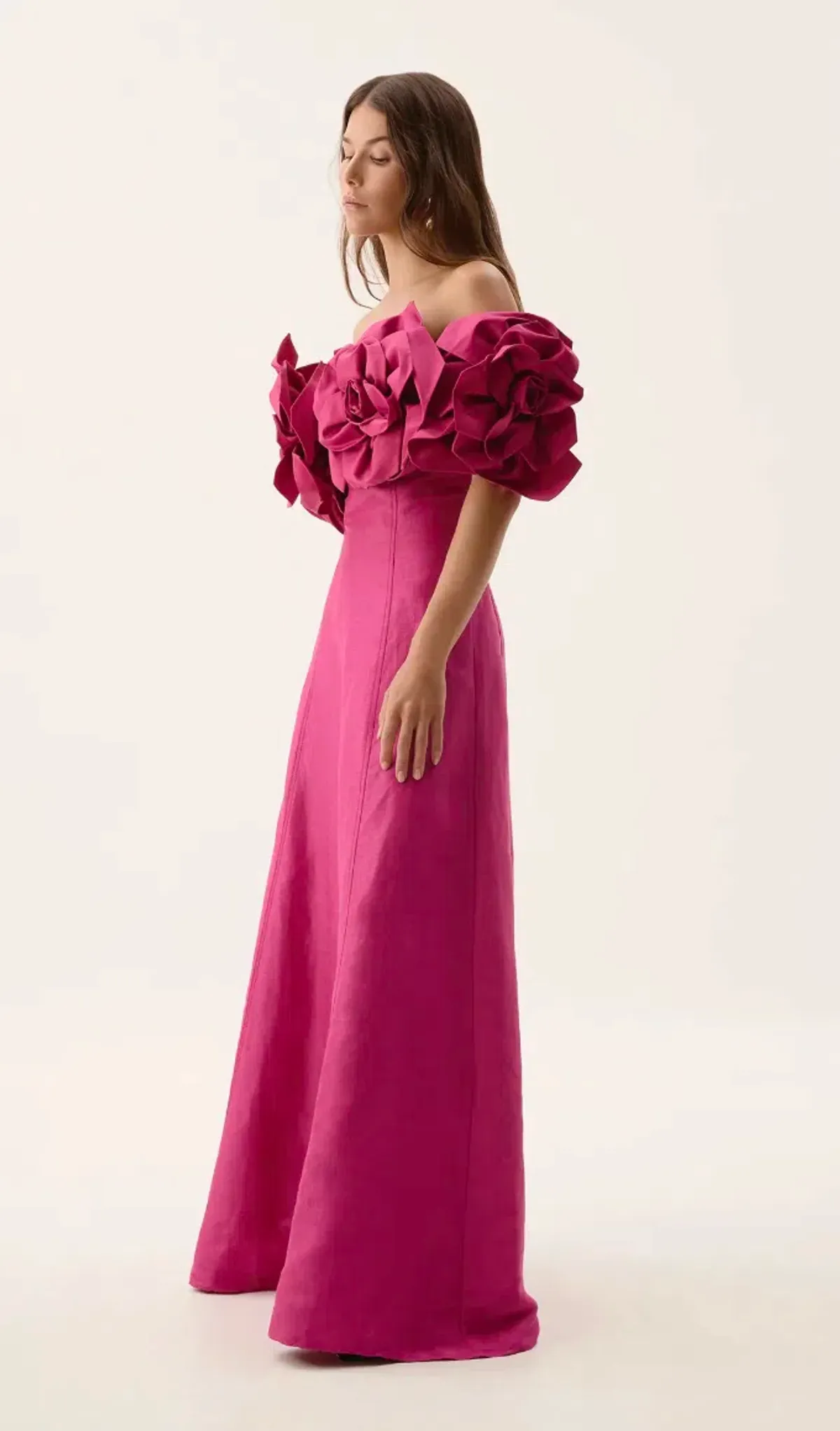 Aje Etta Gown Magenta Size 12 - Image 5