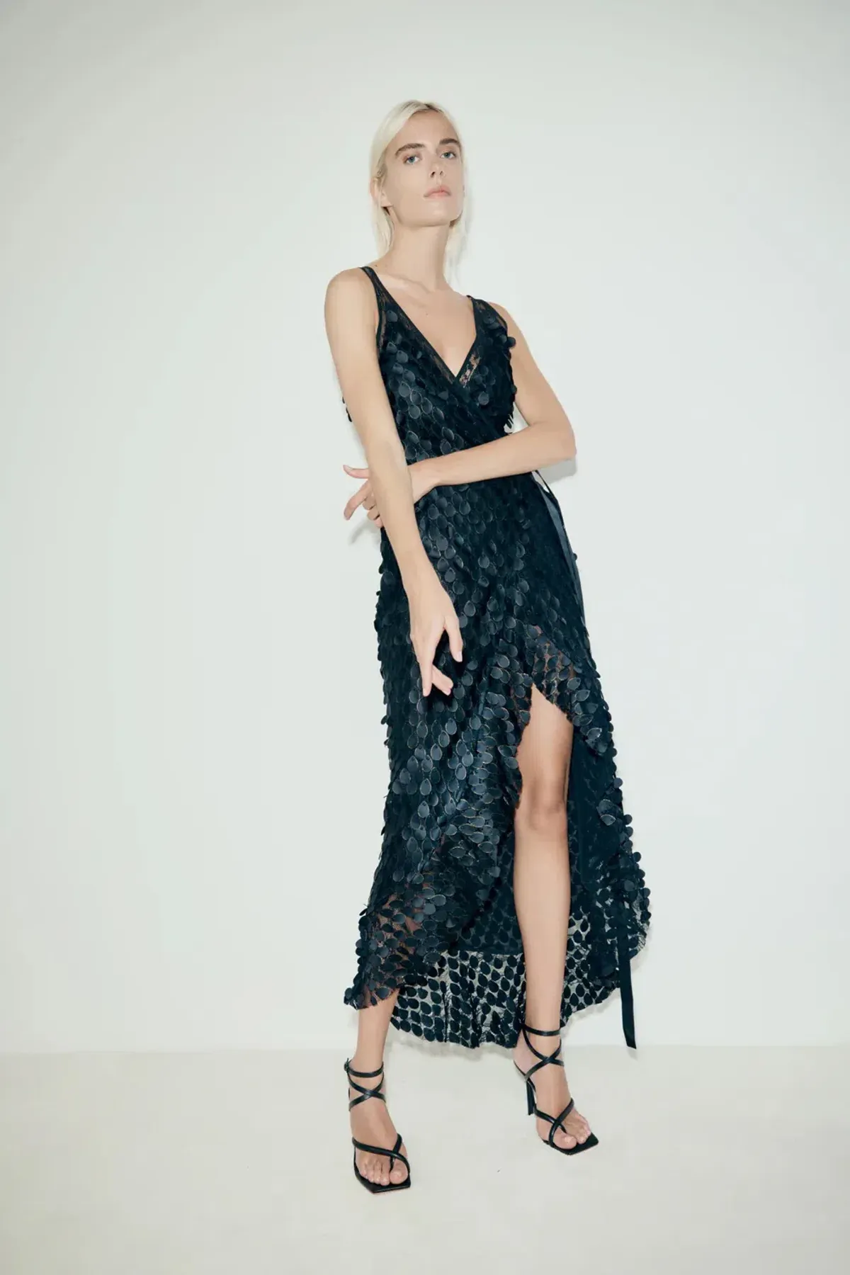 Manning Cartell Supreme Extreme Wrap Dress Black Size 10 - Image 2