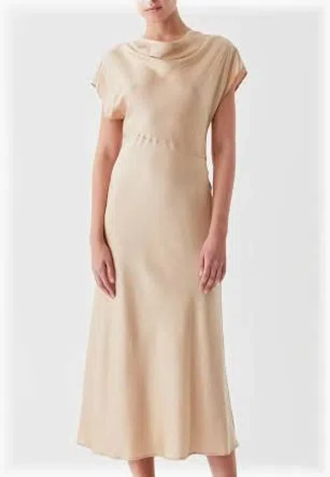 Morrison Violet Dress in Birch, size 3 (AU 12) for rent on The Volte - main image