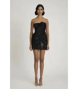 Eliya The Label Naya mini Dress Black Size XS / AU 6 for rent on The Volte - image 1
