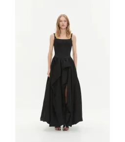 Aje Alani Maxi Gown Black Size AU 8 for rent on The Volte - image 2
