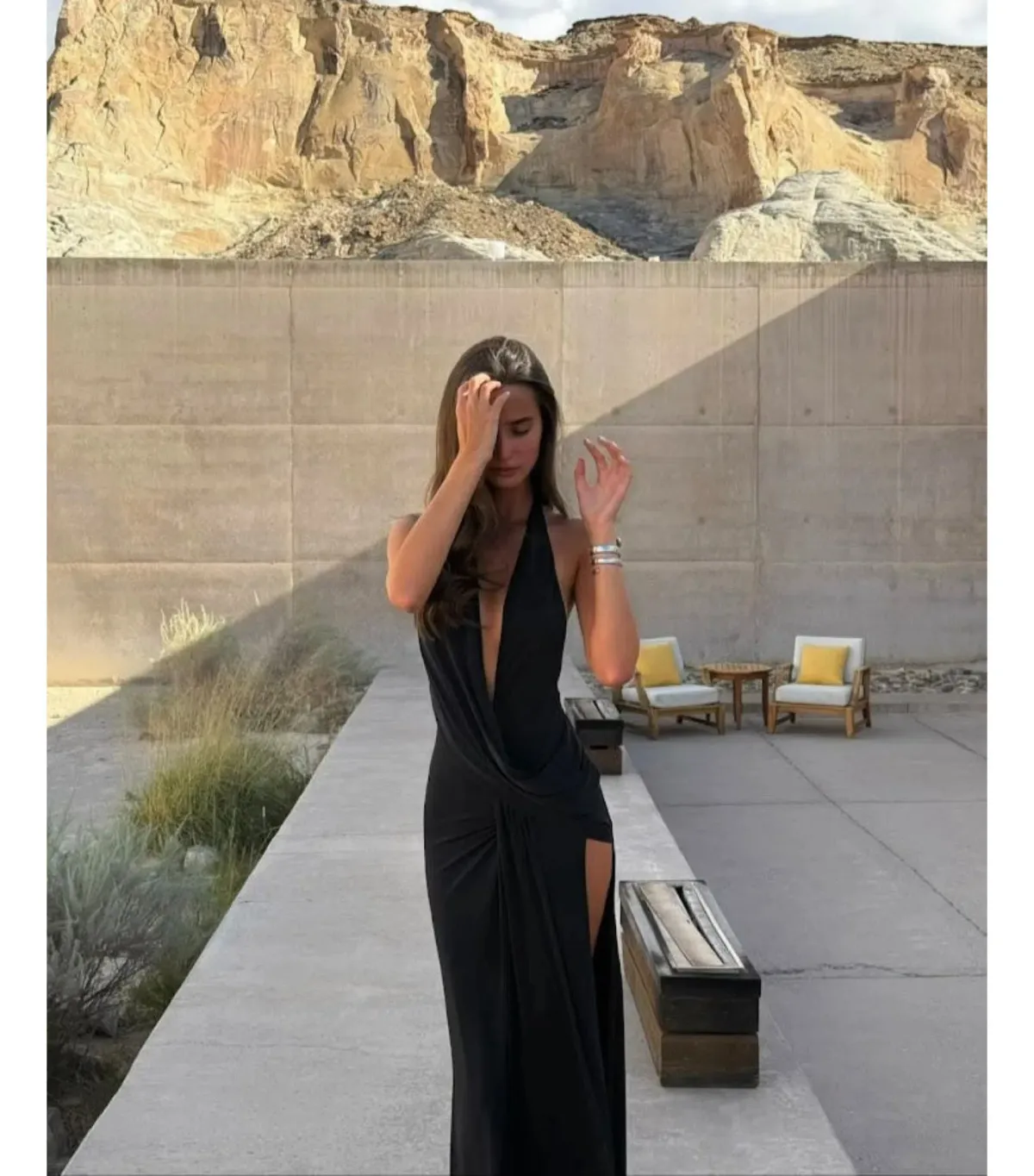 Natalie Rolt Winona Maxi Gown in Black Size 1 / AU 8 - Image 4