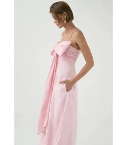 Aje Scarlett Midi Dress Cherry Blossom Size AU 10 for rent on The Volte - image 4